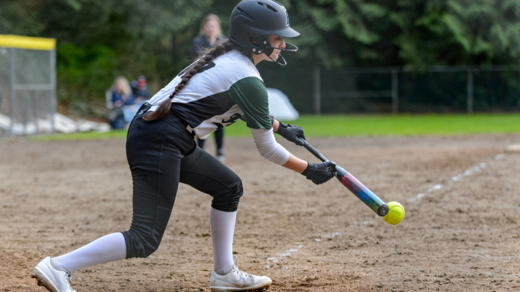 Women playing Baseball