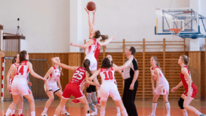 Women in basketball Game