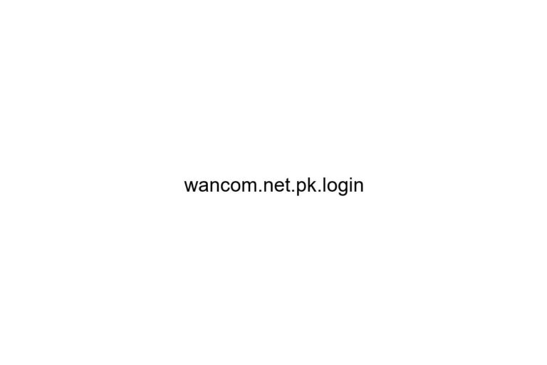 wancom net pk login