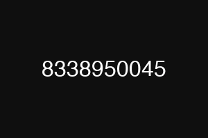 8338950045
