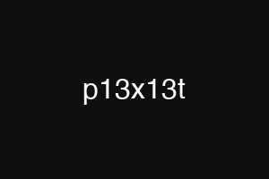 p13x13t