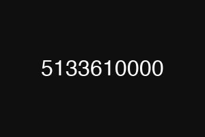 5133610000
