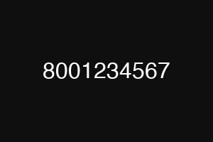 8001234567
