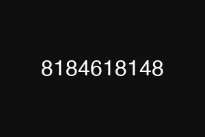 8184618148