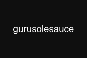 gurusolesauce